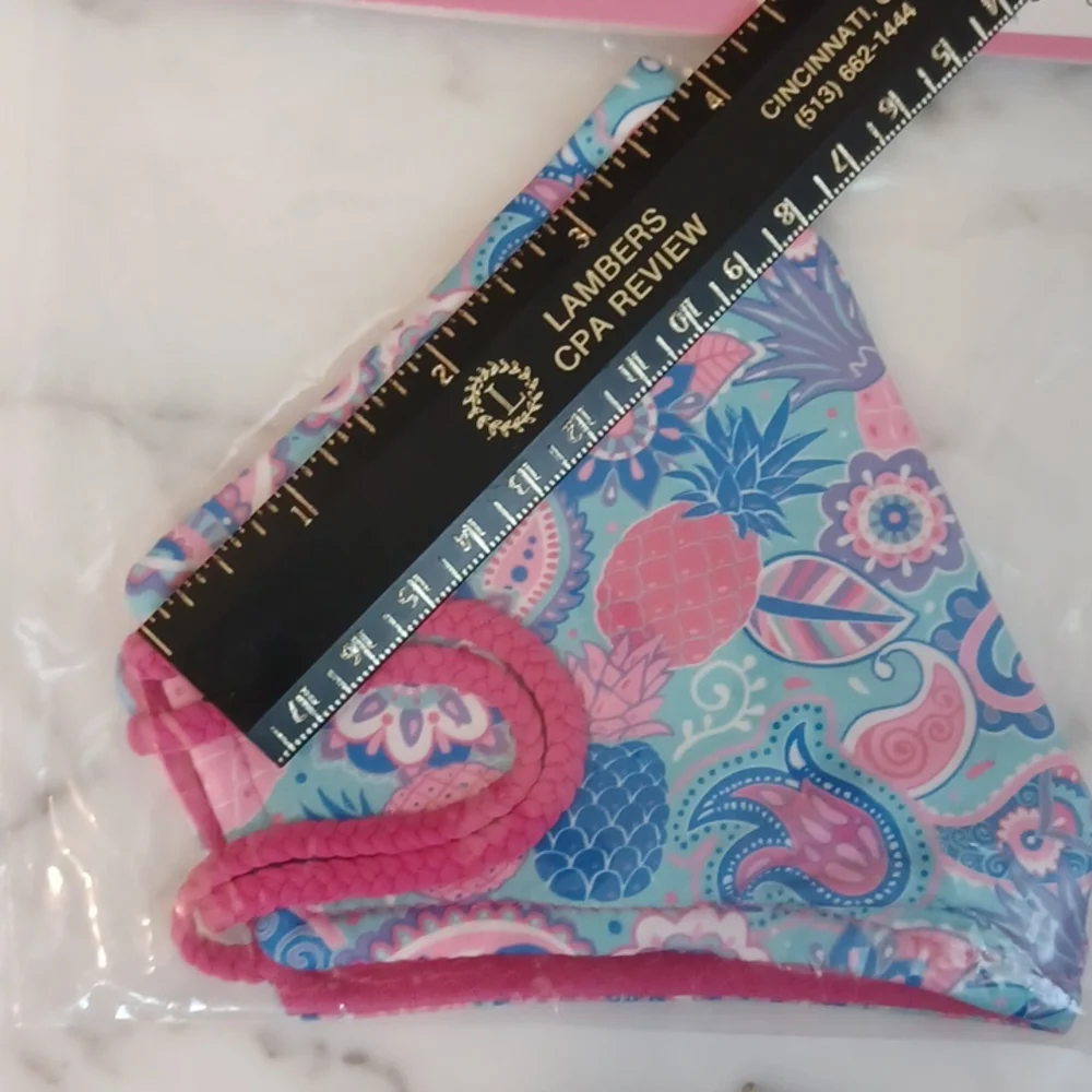 Simply Southern face mask pineapple and floral print simply soft mask new w/ tag